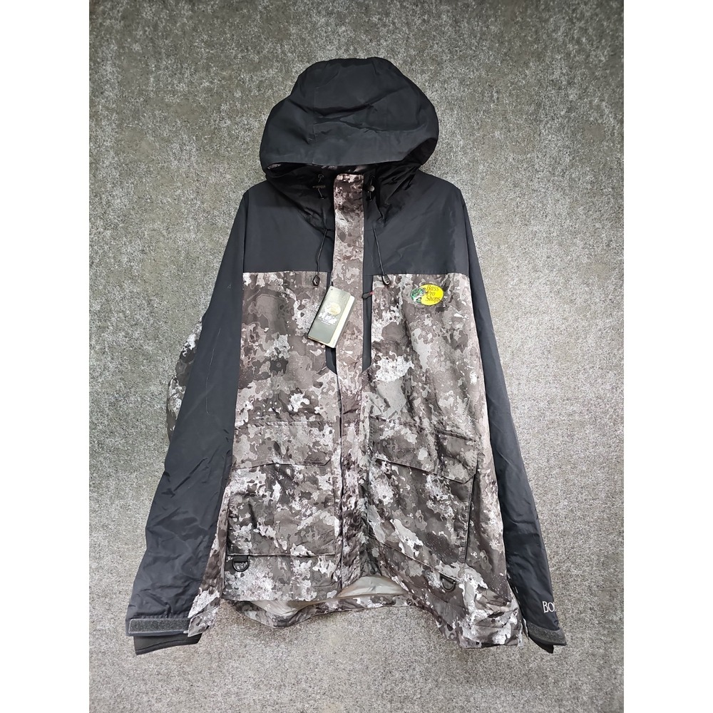 Bass Pro Shops, HPR, High Performance Rainwear Jacket, Grey Camo, 3XL, NEW